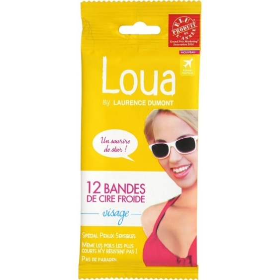 Loua Strisce Depilatorie Viso 12 pz