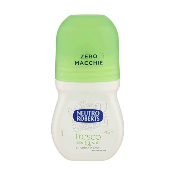 Neutro Roberts Fresco Zero Sali Tè Verde e Lime Deo Roll On 50 ml