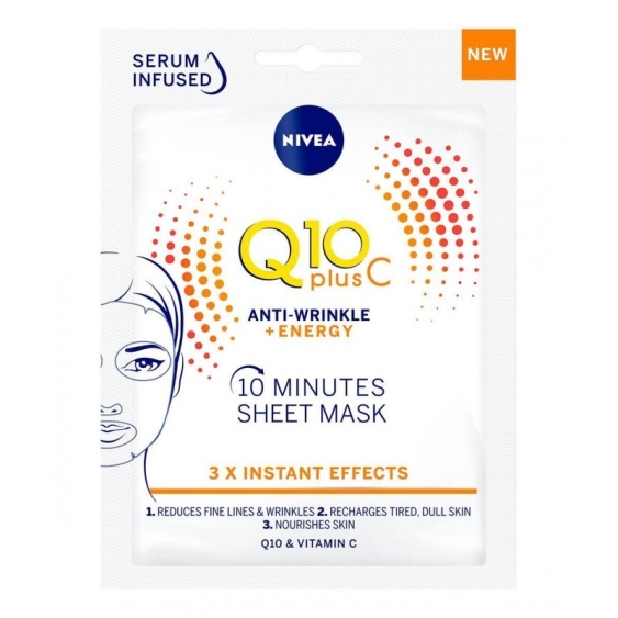 Nivea Q 10 Plus C Anti Wrinkle + Energy Maschera