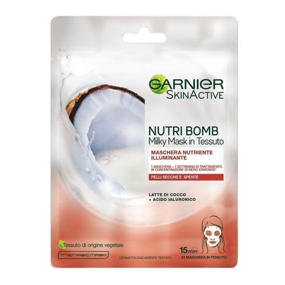 Garnier Pure Active Maschera In Tessuto Nutriente Illuminante