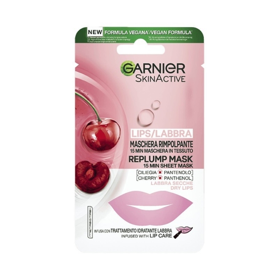 Garnier SkinActive Maschera Rimpolpante Labbra in Tessuto