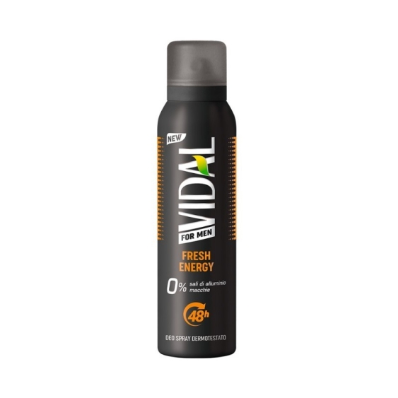 Vidal For Men Fresh Energy Deodorante Spray 150 ml