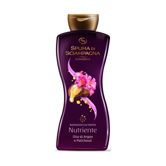 Spuma Di Sciampagna Bagnodoccia Crema Nutriente Olio Di Argan E Patchouli 650 ml
