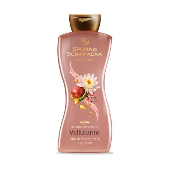 Spuma Di Sciampagna Bagnodoccia Crema Vellutante Olio di Macadamia e Quinoa 650 ml