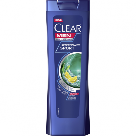 Clear Men Shampoo Antiforfora Rienergizzante Sport 225 ml