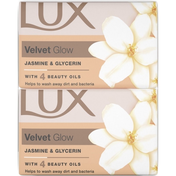 Lux Velvet Glow Jasmine & Glycerin Saponette 4 pz