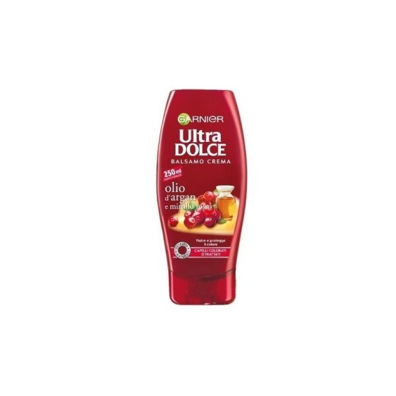 Garnier Ultra Dolce Balsamo Crema Olio Di Argan E Mirtillo Rosso 250 ml