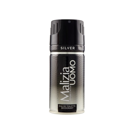 Malizia Uomo Silver Eau De Toilette Deodorant 150 ml