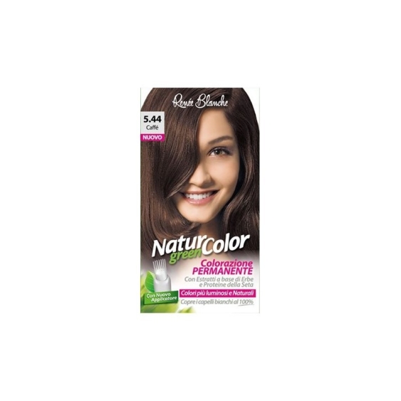 Renee Blanche Natur Color Green Colorazione Permanente Naturale 5.44 Caffè
