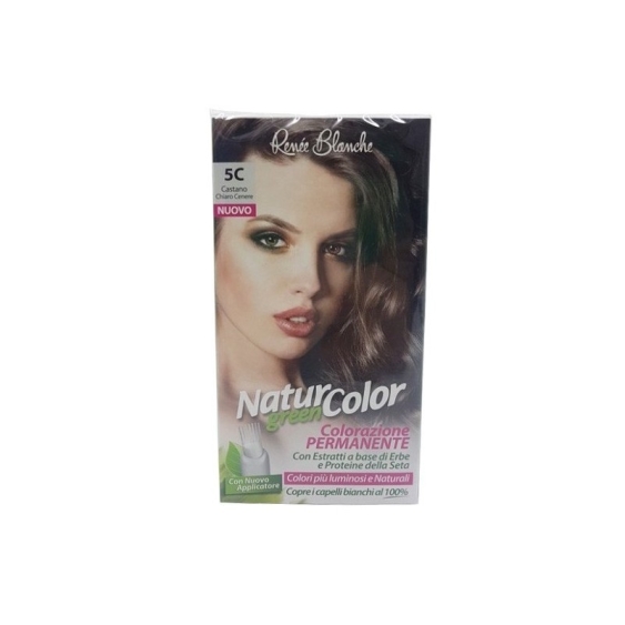 Renee Blanche Natur Color Green Colorazione Permanente Naturale 5C Castano Chiaro Cenere