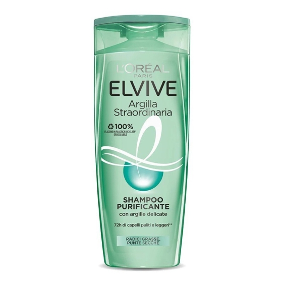 L'Oreal Paris Elvive Argilla Straordinaria Shampoo Purificante 285 ml