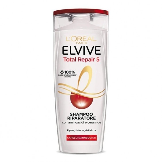 L'Oreal Paris Elvive Total Repair 5 Shampoo Riparatore 285 ml