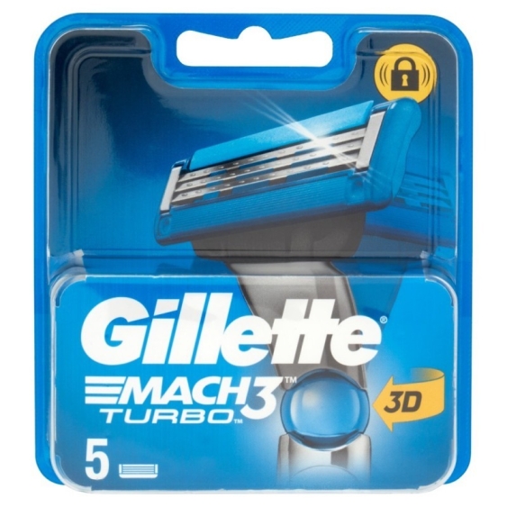 Mach3 Turbo - 5 Lame Di Ricambio