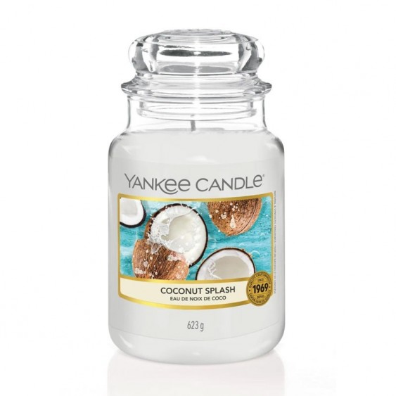 Yankee Candle Candela Profumata In Giara Grande Coconut Splash 623 g
