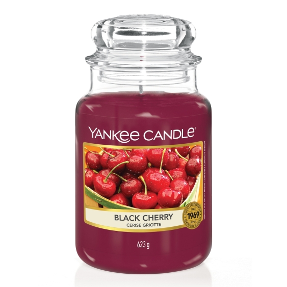 Yankee Candle Candela Profumata In Giara Grande  Black Cherry 623 g