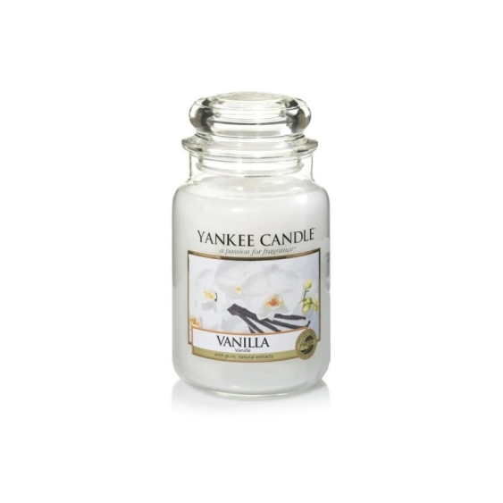 Yankee Candle Candela Profumata In Giara Grande Vanilla Original 623 g