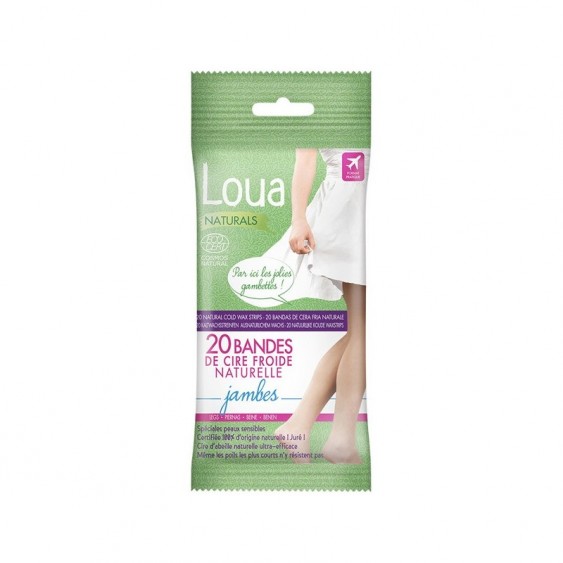 Loua Naturals Strisce Depilatorie Gambe 20 pz