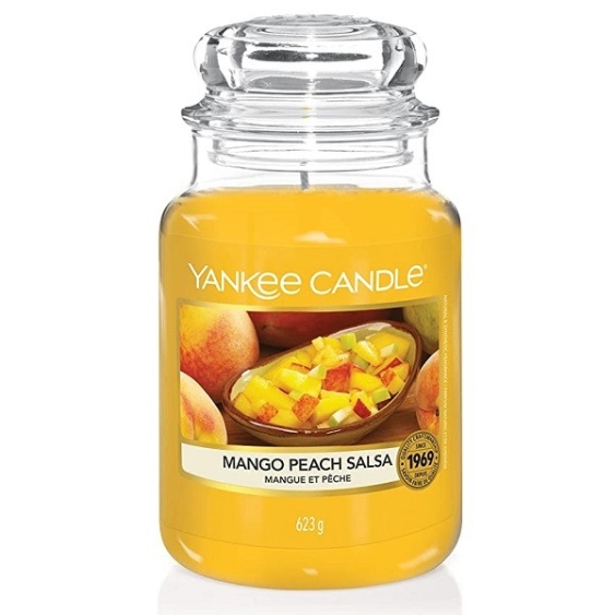 Yankee Candle Candela Profumata In Giara Mango Peach Salsa 623 g