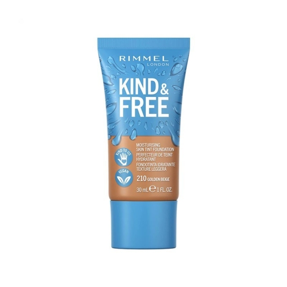 Rimmel Kind & Free  Fondotinta idratante leggero 210 Golden Beige