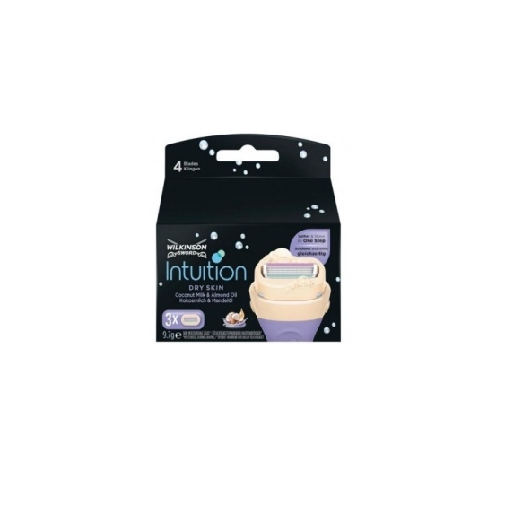 Wilkinson Intuition Dry Skin - Lamette Con Sapone 3 pz