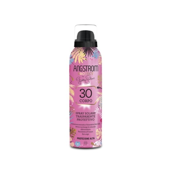 Angstrom Spray Solare Trasparente Protettivo Corpo SPF 30 200 ml