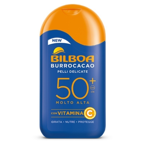 Bilboa Burrocacao Latte Solare Per Pelli Delicate SPF 50+ 200 ml