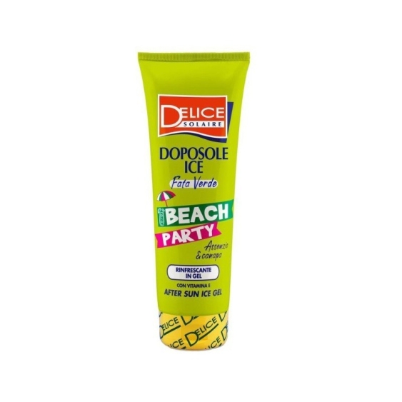 Delice Doposole Ice Fata Verde Beach Party Gel Rinfrescante E Tonificante Assenzio e Canapa 250 ml