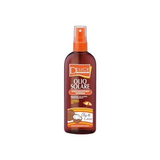 Delice Olio Solare Spray Abbronzatura Intensa Con Olio Di Cocco 150 ml