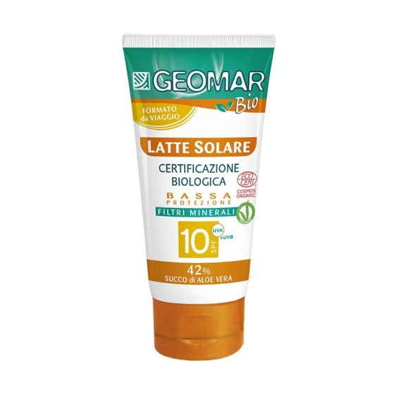 Geomar Bio Latte Solare SPF 10 Formato Viaggio 100 ml