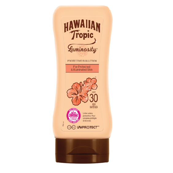 Hawaiian Satin Protection Luminosity Latte Solare SPF 30 180 ml