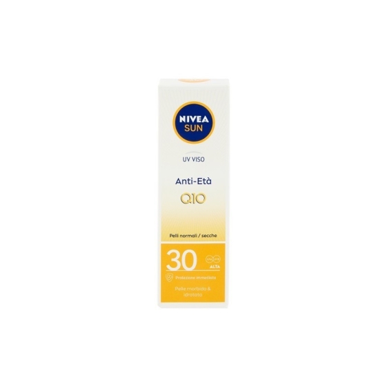 Nivea Sun Uv Viso Crema Solare Anti-Età Q10 SPF 30 50 ml