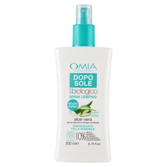 Omia Spray Doposole Eco Biologico Lenitivo Aloe Vera 200 ml
