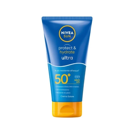 Nivea Sun Protect & Hydrate Ultra Crema Solare Resistente All'Acqua SPF 50+ 150 ml