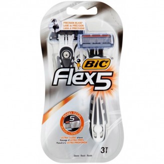 Bic Flex5 Rasoi Usa E Getta 3 pz