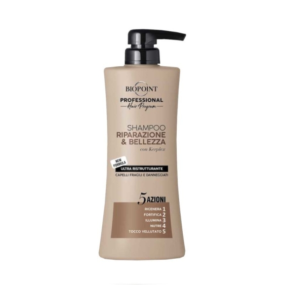 Biopoint Shampoo Riparazione & Bellezza Capelli Fragili E Danneggiati 400 ml