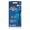 Bic Rasoio Hybrid3 Flex Sistema Manico + 4 Ricambi 3 Lame