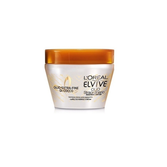 L'Oreal Paris Elvive Olio Extra-fine di Cocco Maschera Nutriente 1001 Usi 300 ml