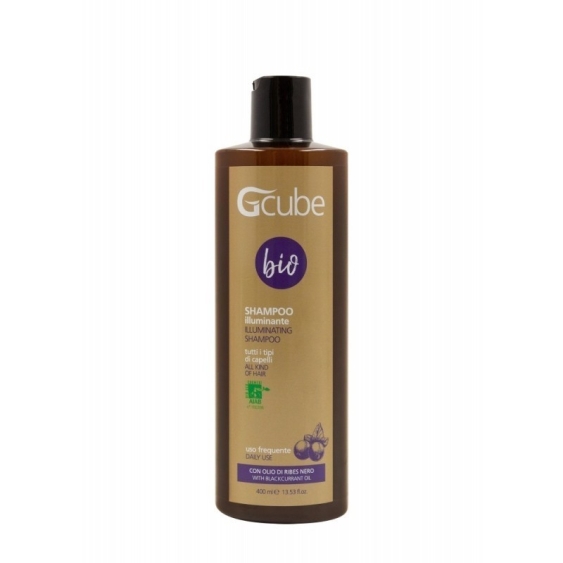 Gcube Bio Shampoo Illuminante Con Olio Di Ribes Nero 400 ml