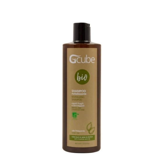 Gcube Bio Shampoo Rivitalizzante Con Olio Di Semi Di Zucca 400 ml