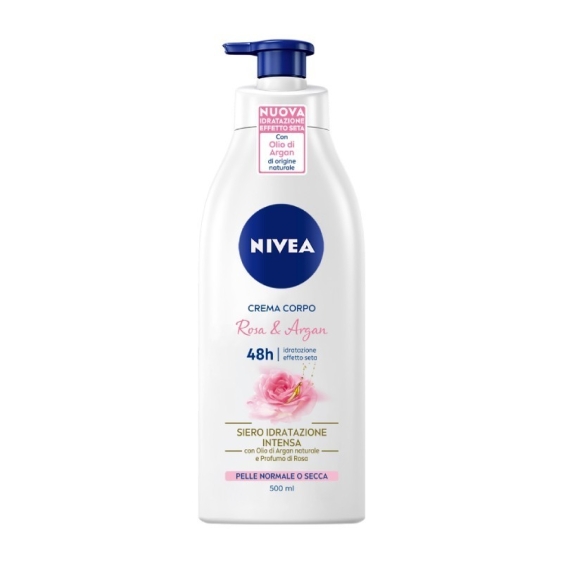 Nivea Crema Corpo Rosa & Argan Pelle Normale O Secca 500 ml