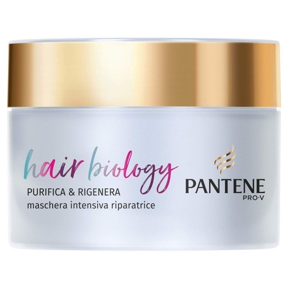 Pantene Hair Biology Purifica e Rigenera Maschera Intensiva Riparatrice 160 ml