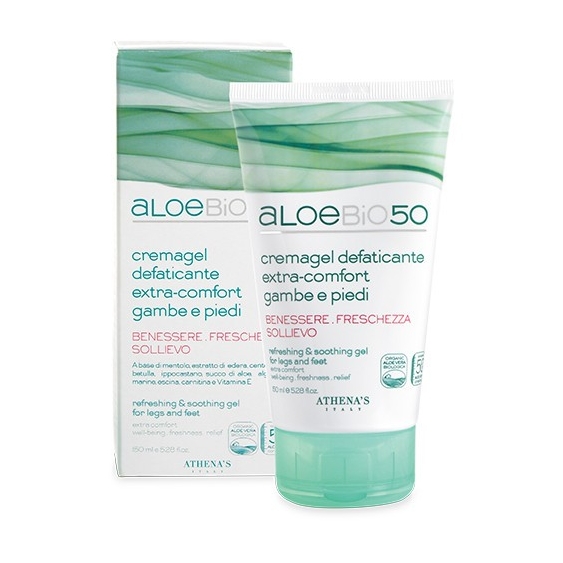 Athena's AloeBio50 Cremagel Defaticante Extra-comfort Gambe e Piedi 50ML