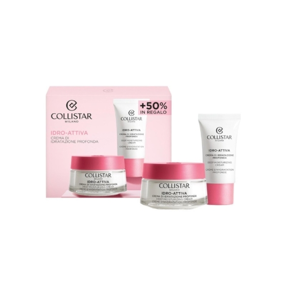 Collistar Idro-Attiva Crema Di Idratazione Profonda Cofanetto 50 ml + 25 ml