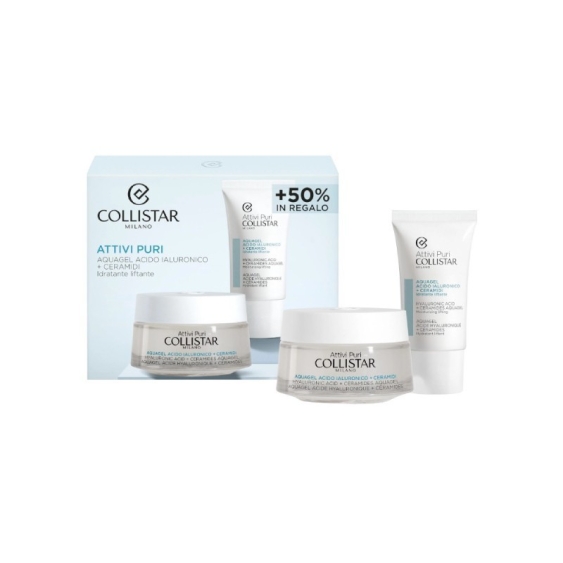 Collistar Attivi Puri Aquagel Acido Ialuronico + Ceramidi Cofanetto 50 ml + 25 ml