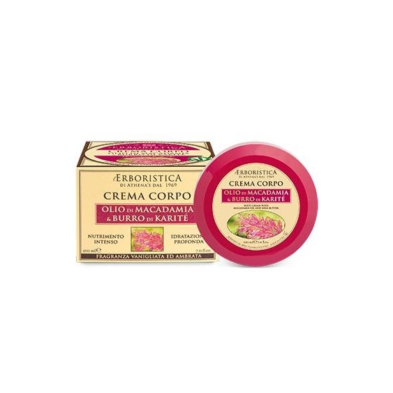 Athena's L'Erboristica Crema Corpo all'Olio Di Macadamia e Burro Di Karite