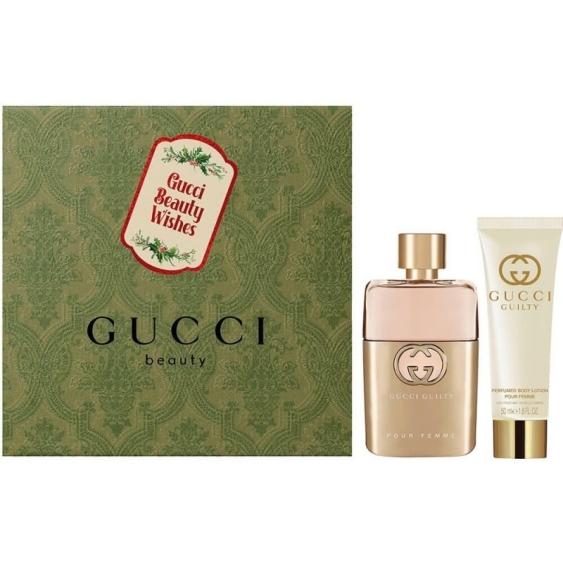 Gucci Guilty Pour Femme Eau De Parfum 50 ml + Body Lotion Cofanetto