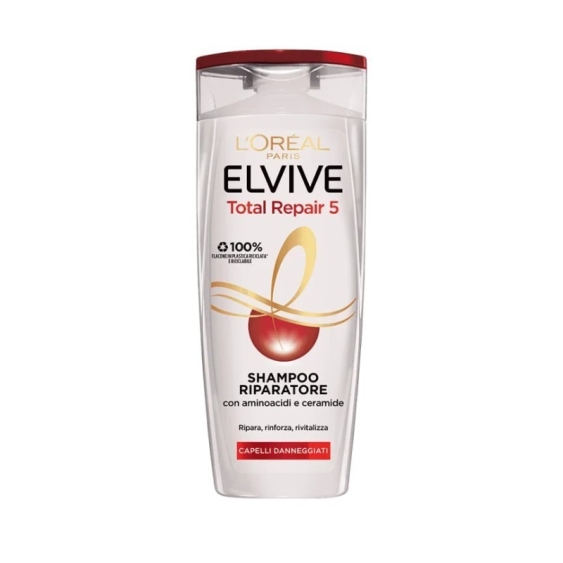 L'Oreal Paris Elvive Total Repair 5 Shampoo Riparatore 400 ml