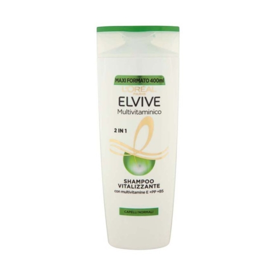L'Oreal Paris Elvive Multivitaminico 2in1 Shampoo Vitalizzante 400 ml