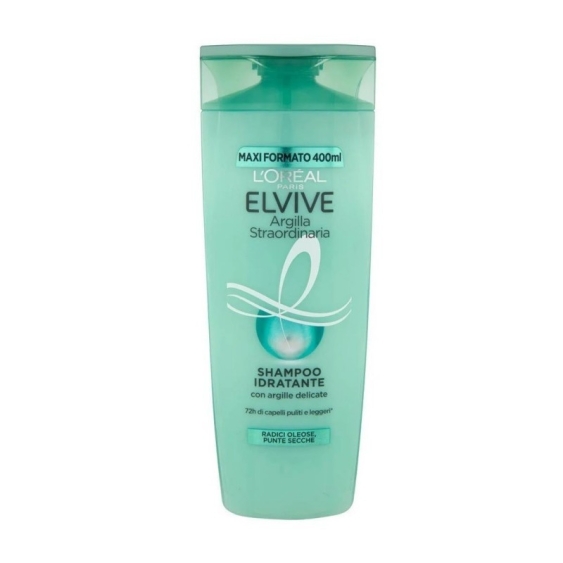 L'Oreal Paris Elvive Argilla Straordinaria Shampoo Idratante 400 ml