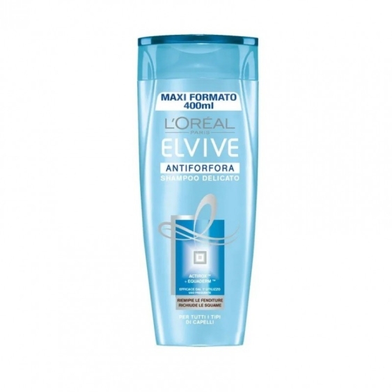 L'Oreal Paris Elvive Antiforfora Shampoo Delicato Per Tutti I Tipi Di Capelli 400 ml